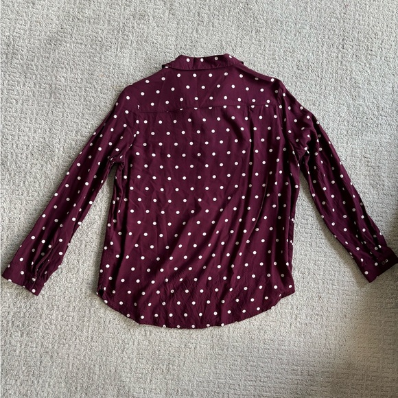 Burgundy button down - Picture 2 of 3